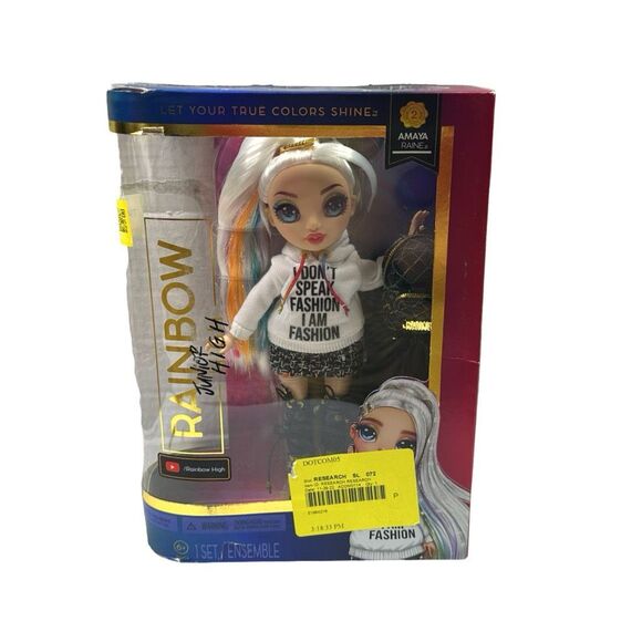 MGA Entertainment Rainbow High Junior High Amaya Raine 9” Doll & Accessories - Picture 2 of 4